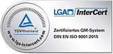 LGA InterCert Zertifikat DIN EN ISO 9001:2015