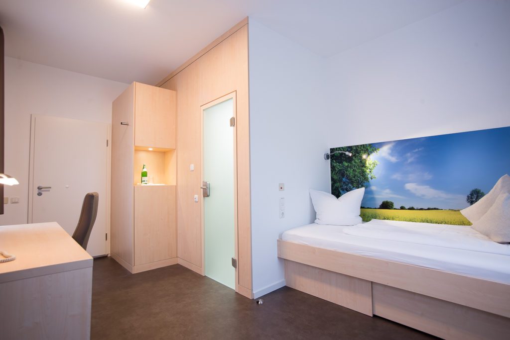 Klinikzimmer Standard in unserer Entzugsklinik